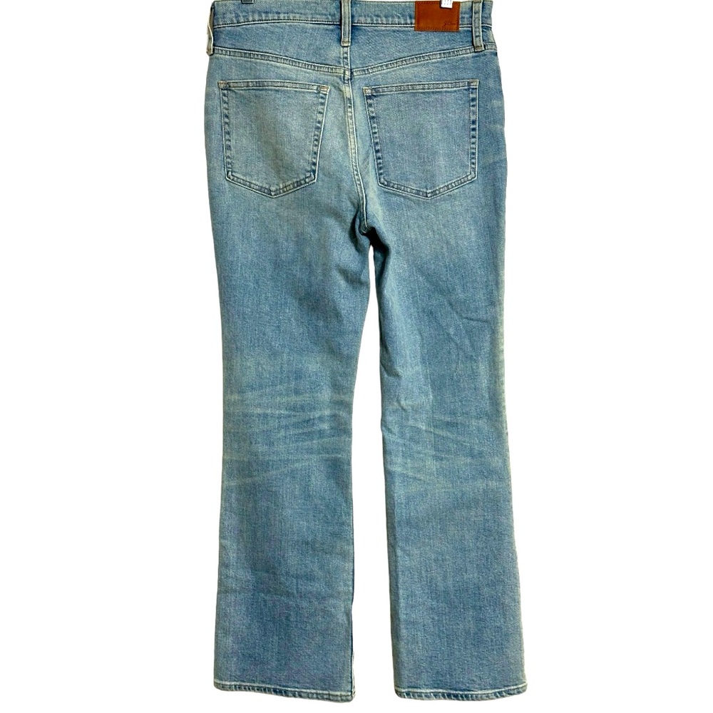 J Crew NWT Full Length Light Seacoast Wash Pocket Perfecting Bootcut Jeans SZ 30 - Picture 6 of 15